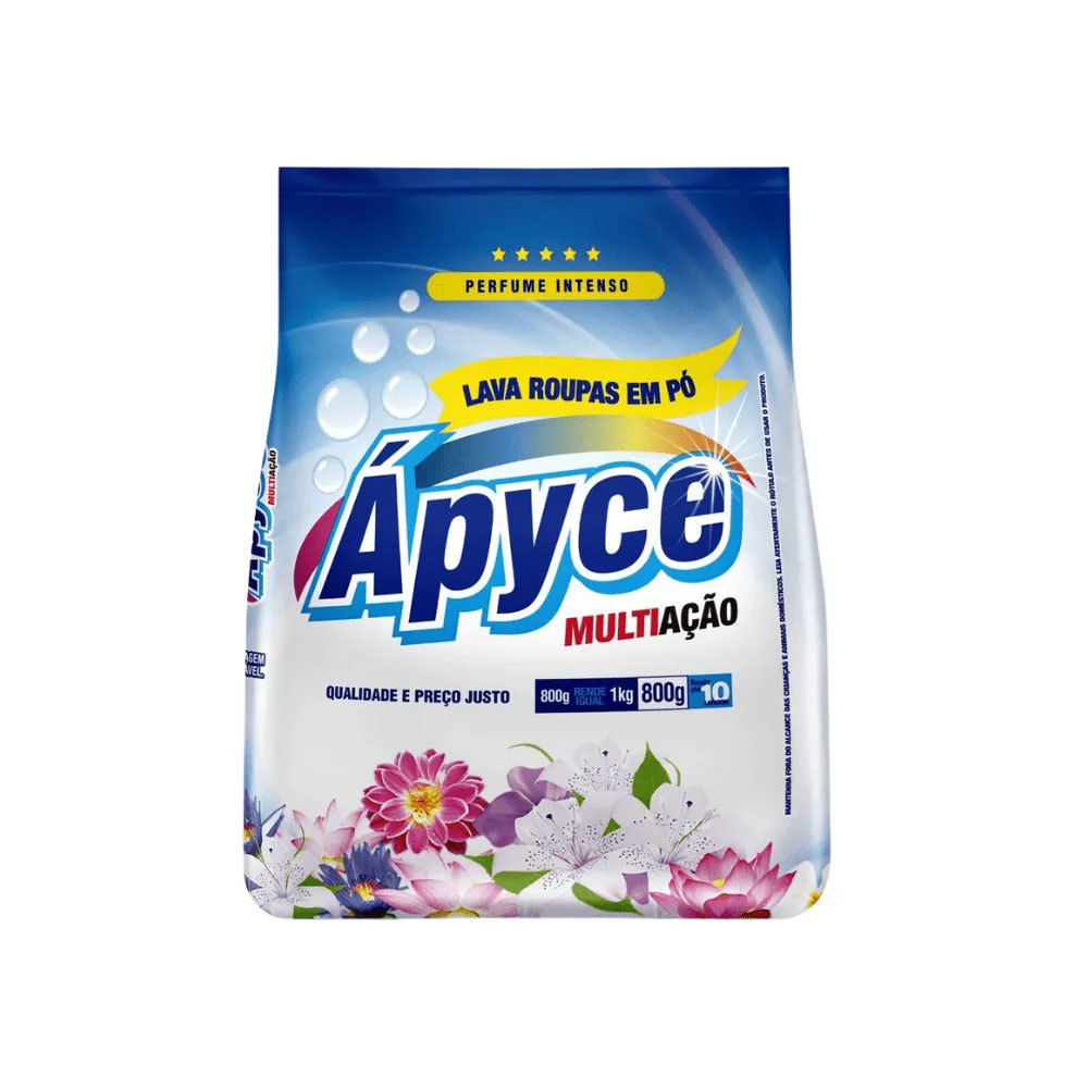 Sabão em pó 800g Ápyce