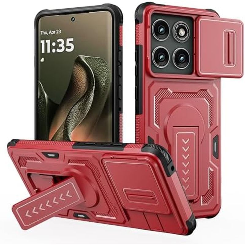 Capa De Telefone Compatível Com Motorola Moto Edge 60 Pro Lente De Câmera Desliz