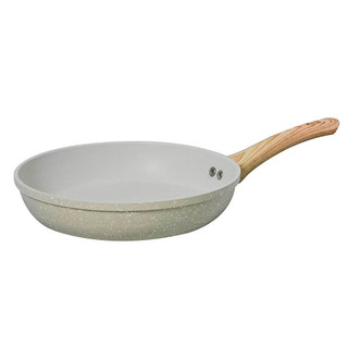 Frigideira Antiaderente Cerâmica de Indução 28cm Viena Bege Orgânica - Casambiente