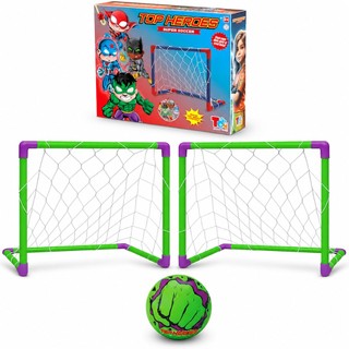Jogo de Futebol Infantil Bola com 2 Gols com Redes Huk