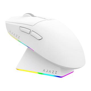 Mouse Gamer Ajazz AJ139 V2 MC, 12000DPI, 6 Botoes, Tri-Mode, Branco, AJ139V2-MC-WH