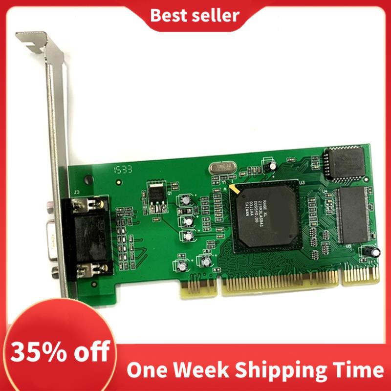Para ATI Rage XL Compatível VGA PCI Placa Gráfica 8MB 32 Bits Computadores Desktop Multi Display Suporte Acessório