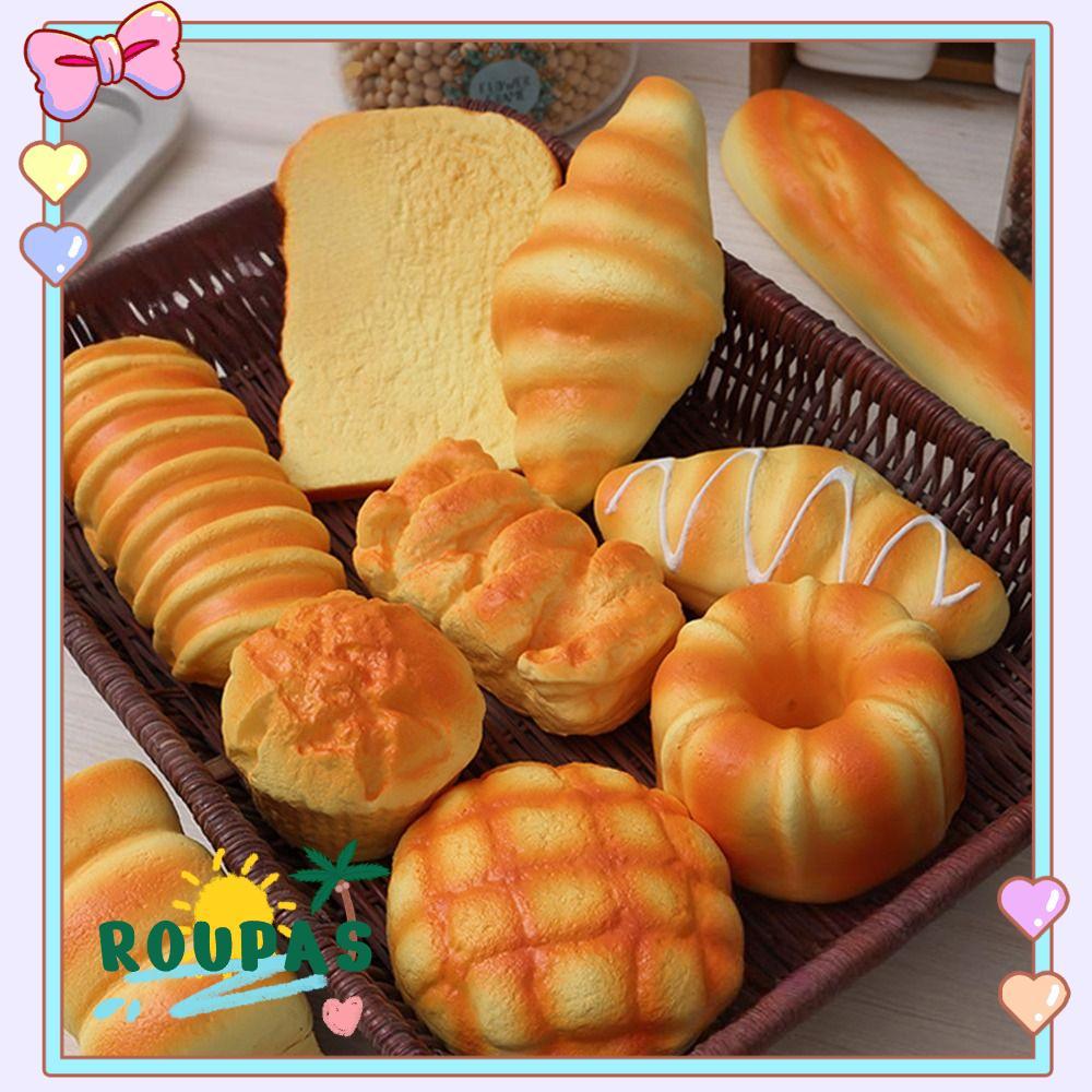 Modelos De Pão Artificial ROUPAS , Brinquedo De Alívio De Estresse De Modelo De Torrada De Playhouse , Brinquedos De Ape