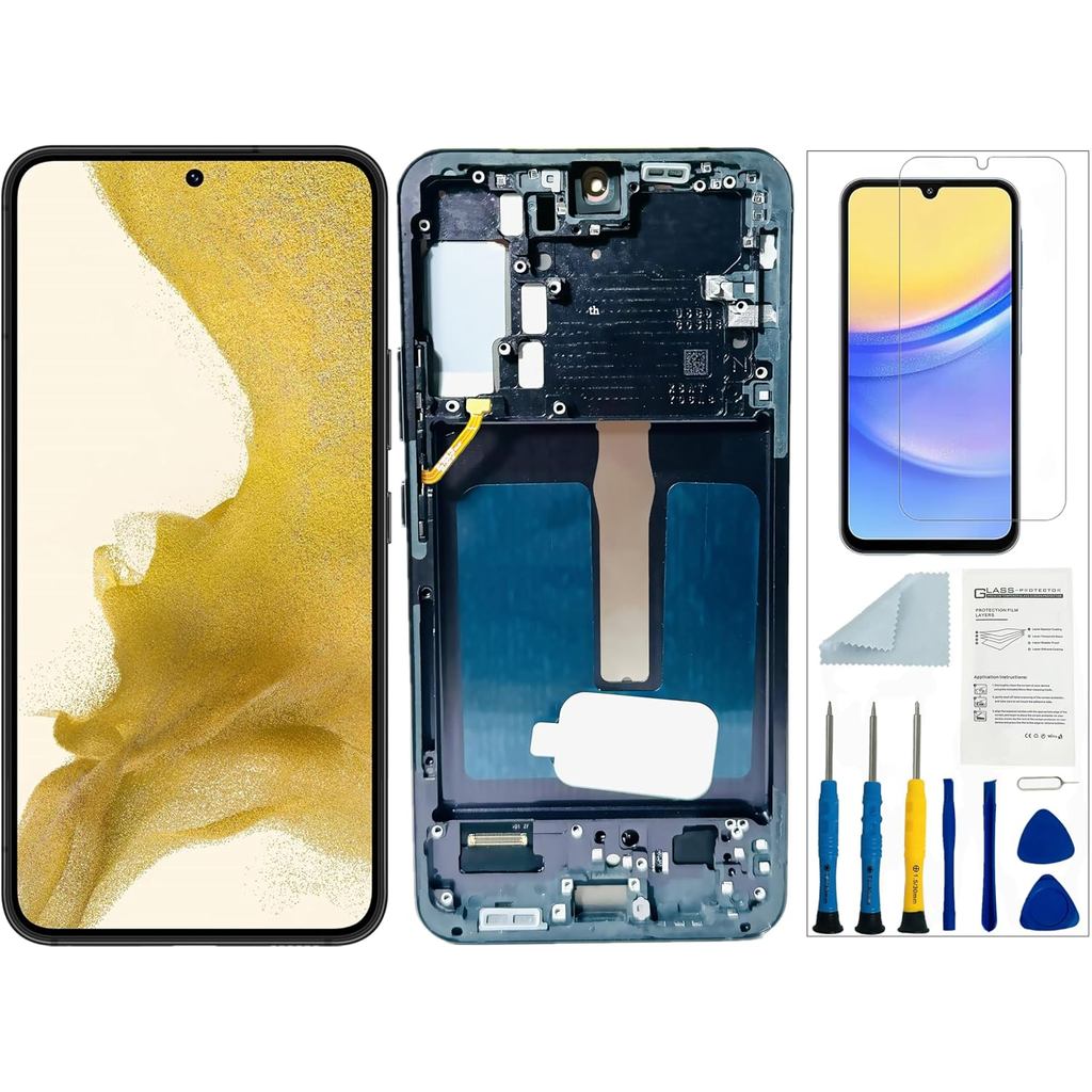 Tela OLED para Samsung Galaxy S22 Plus 5G, Substituição de Tela para Samsung S22