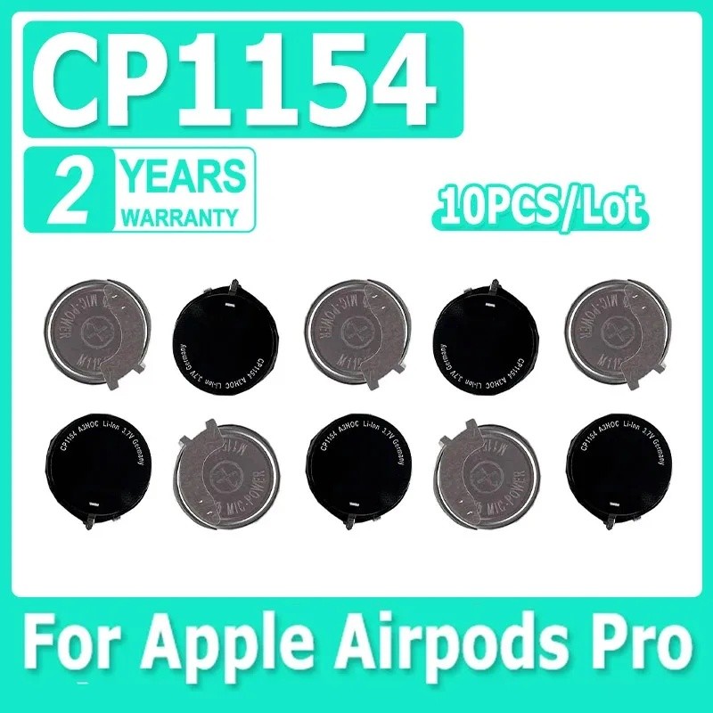 10 Pçs/Lote CP1154 Substituição Bateria De Fone De Ouvido Para Apple Airpods Pro