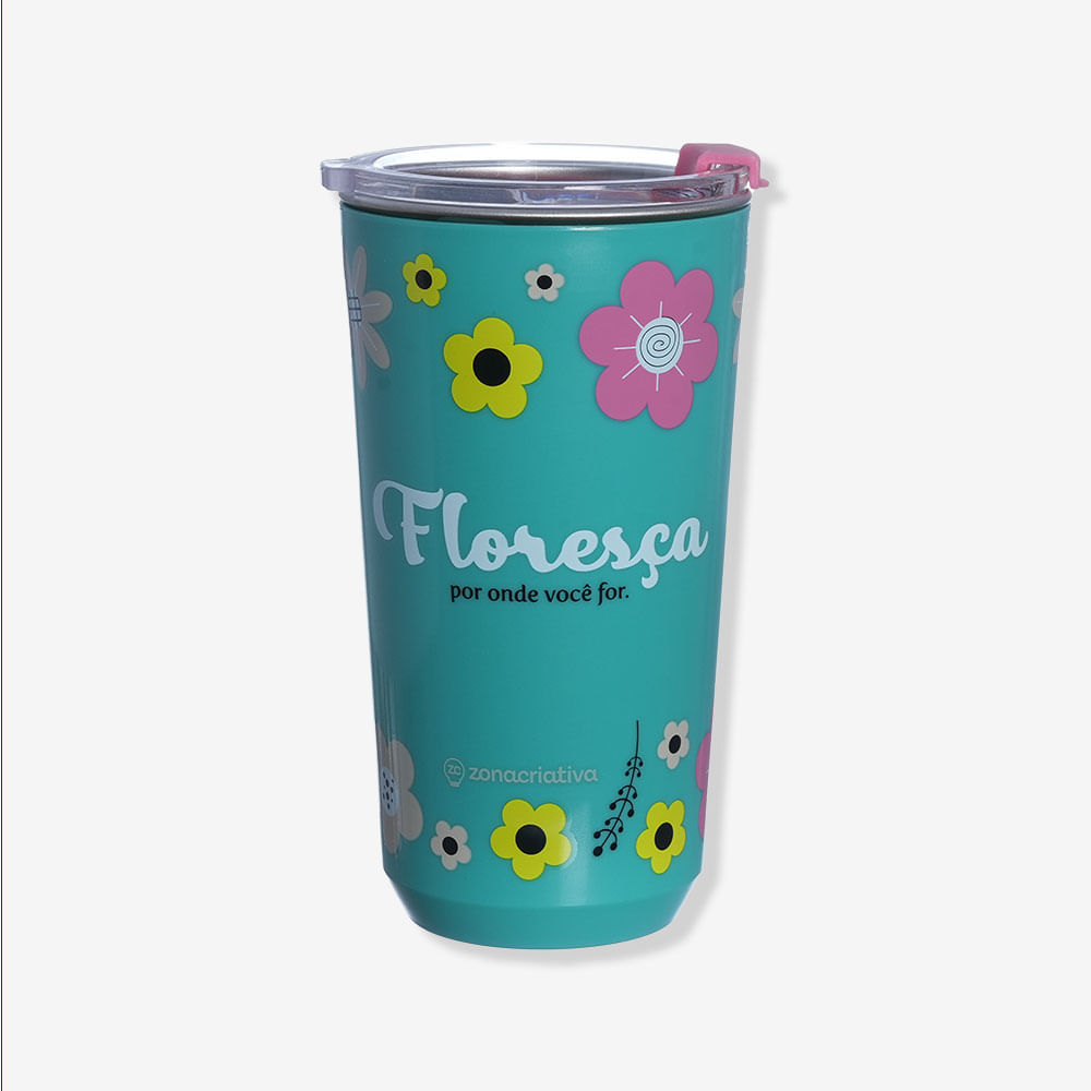 Copo Sky Amigas Floral – Zonacriativa