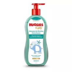Sabonete Líquido Huggies glicerina para bebê Extra Suave – 600ml