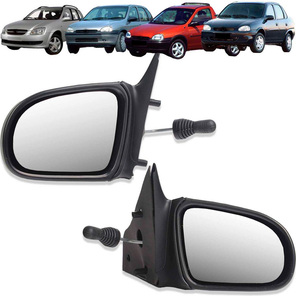 PAR Retrovisor Corsa 1993 1994 1995 1996 1997 1998 a 2016 Com Controle