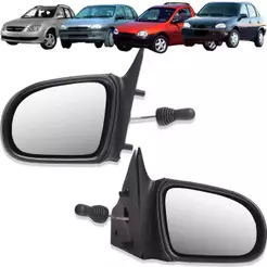 PAR Retrovisor Corsa 1993 1994 1995 1996 1997 1998 a 2016 Com Controle
