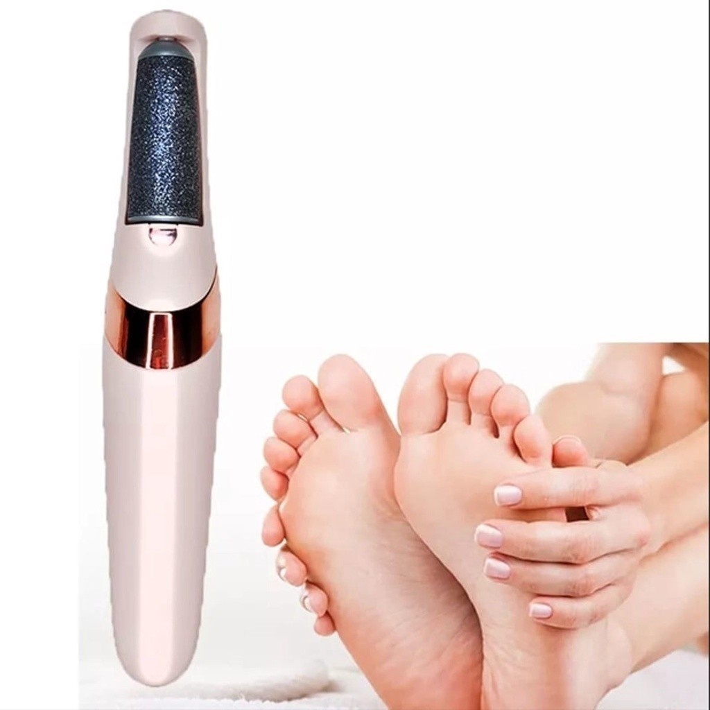 Kit 2 Máquina Elétrica Pedicure Removedor De Calos Esfoliador Portátil Para Pés Recarregável