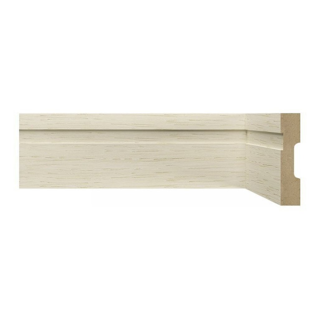 Rodapé MDF Frisado 7CMX2,40m 702 Moldufama Kit 36m Decapê Provence Frisado