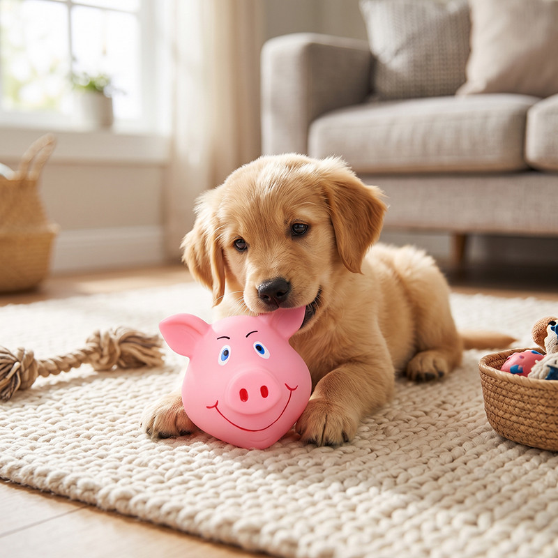 Brinquedos Para Animais De Estimação Criativo Bonito Animal Em Forma De Látex Pequenos Cães Moer Seus Dentes Aliviar O T