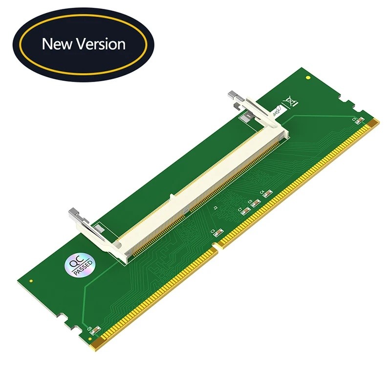 NOVA Placa Adaptadora de Memória DDR3 SO-DIMM para Desktop DIMM, Conversor de Memória RAM DDR3 SO-DIMM de Laptop para DI