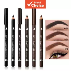Lápis de Sobrancelha à Prova D’Água 15 unidades + Gel Delineador para Aegyo-Sal 2 em 1 – Ferramenta de Maquiagem