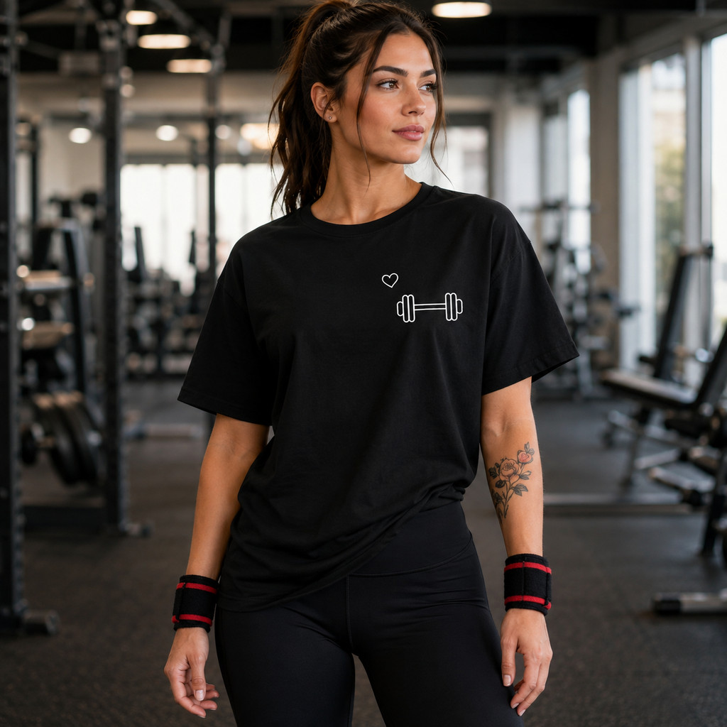 Camiseta Feminina Masculina Unissex T-shirt Basic Algodão Treino Academia Fitness Musculação Blusa Camisa Básica