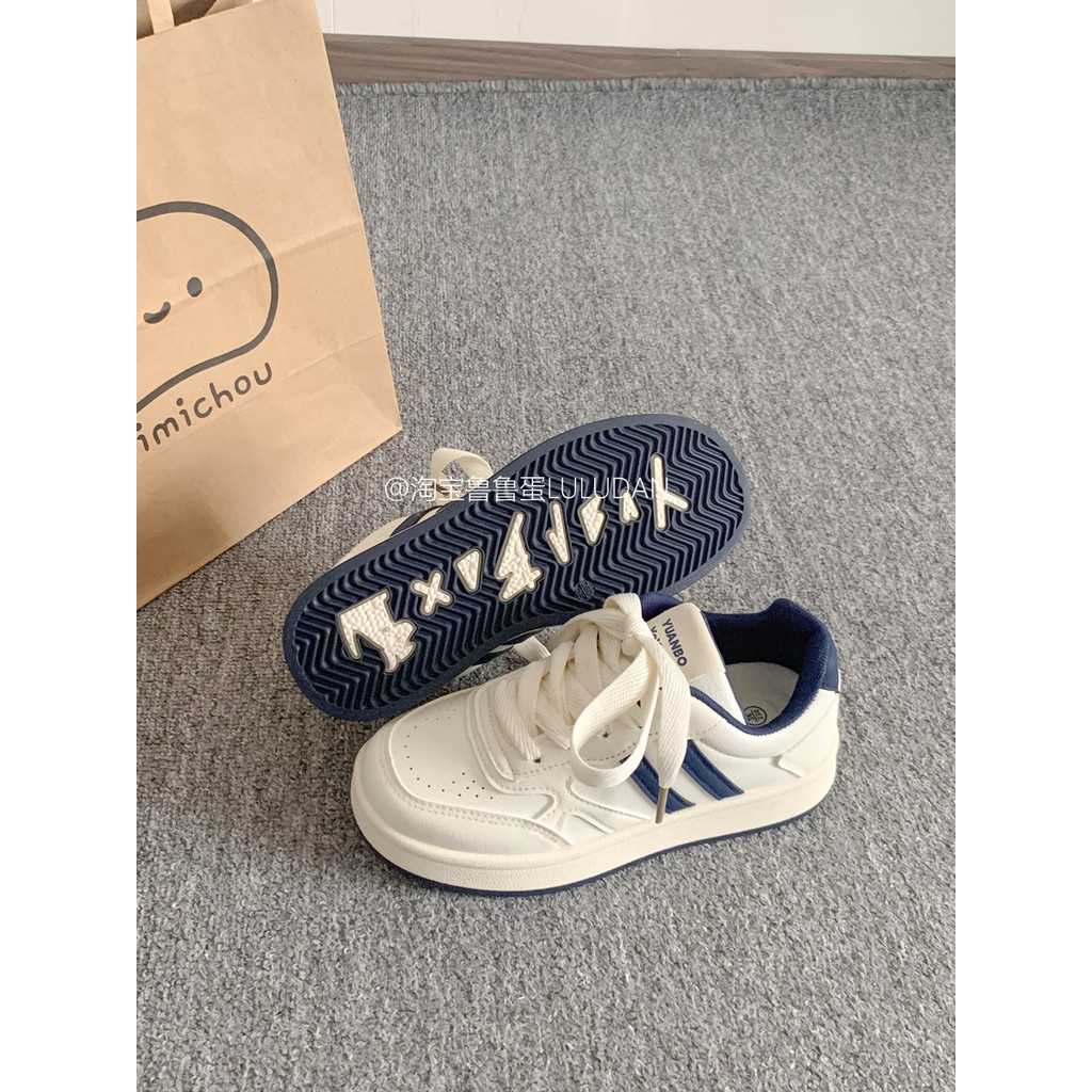 Ludan sapatos brancos de sola grossa femininos 2026 novos tênis casuais sapatos de nicho sapatos femininos All-Match sap