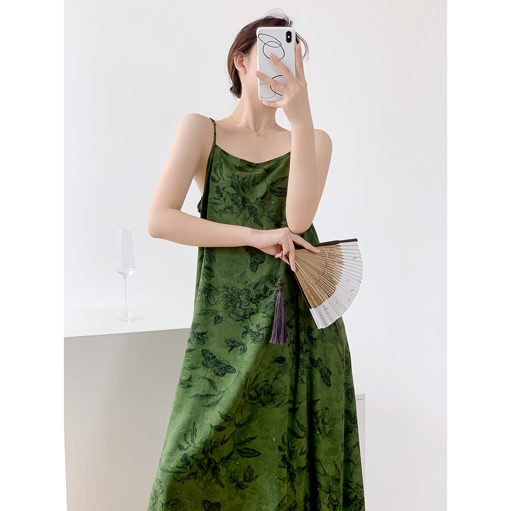 2026 novo estilo Homewear feminino verão camisola de algodão seda pijamas estilo fino novo estilo chinês legal sentiment