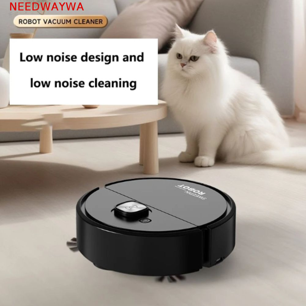 NEEDWAYWA Robô De Varredura Inteligente , Aspirador De Pó Anti-Silencioso , Limpeza Automática De Carpetes De Piso