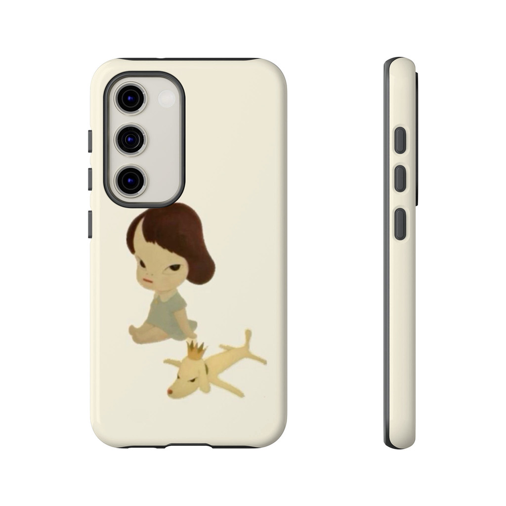 Yoshitomo Nara Menina Cachorro Capa De Telefone Fofa Samsung Galaxy S26 S25 S24 