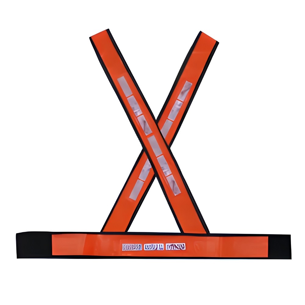 Colete Refletivo Tipo X Laranja Noturno 426 Brascamp