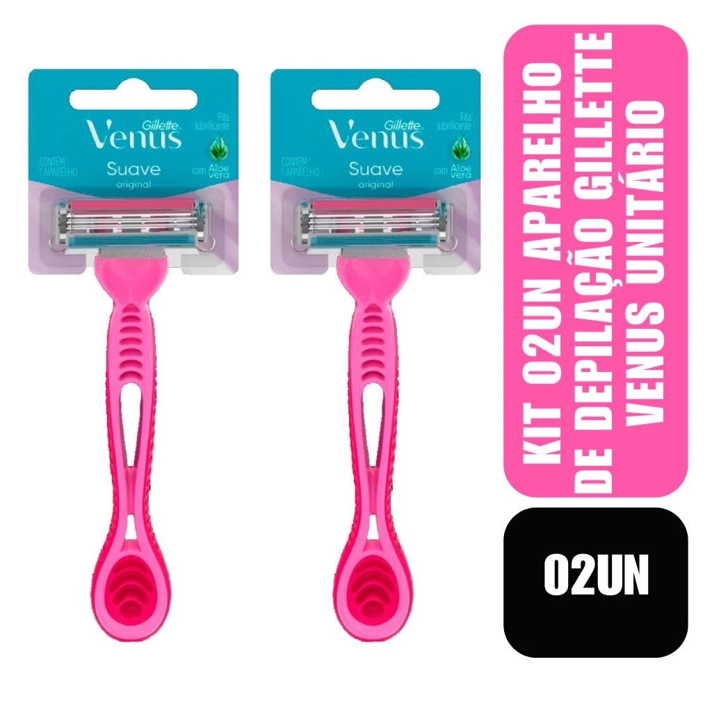 Kit 02un Aparelho De Depilação Gillette Venus
