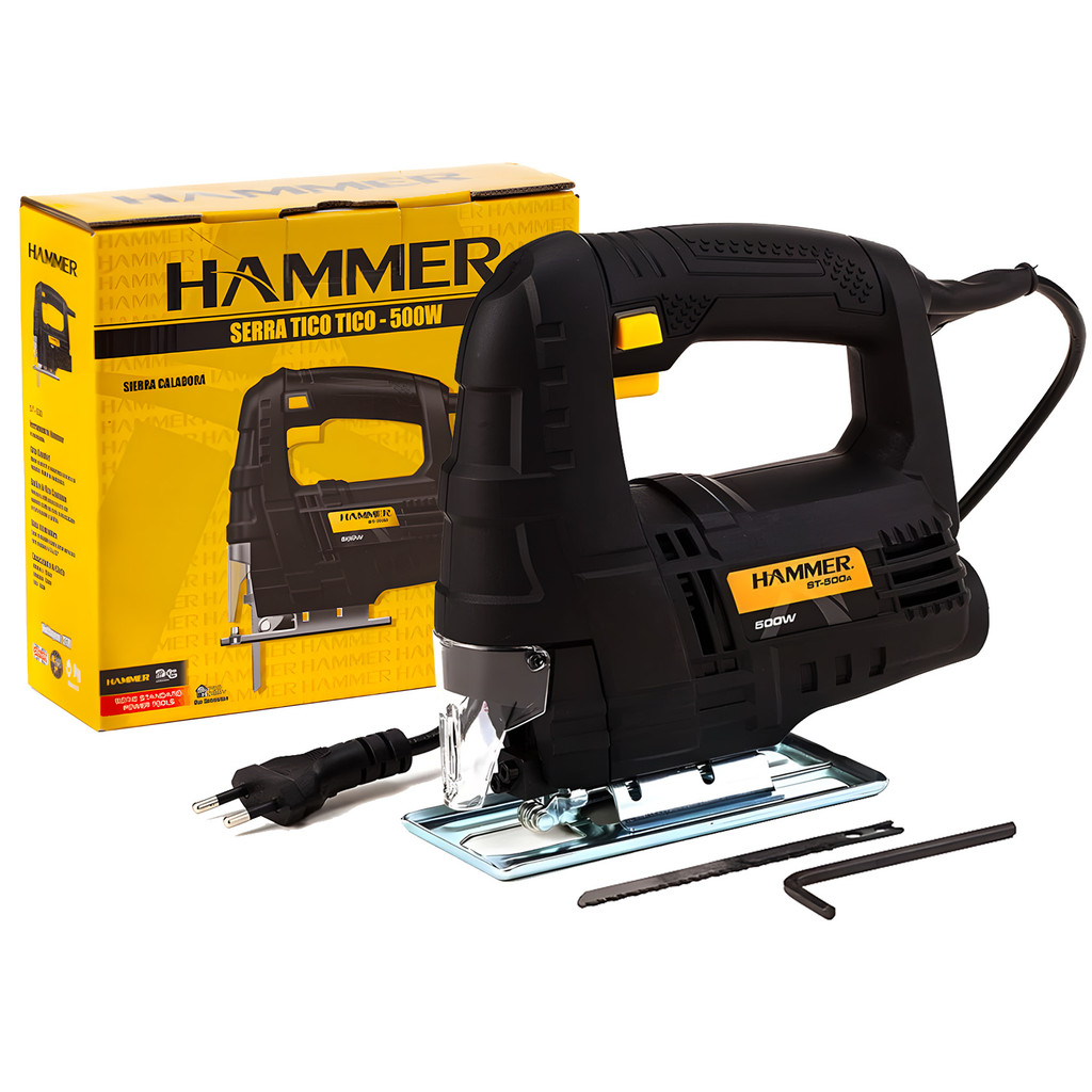 Serra Tico Tico Profissional Com Base 500w St-500 Leve Hammer