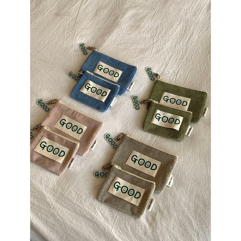 A quinta lua bonito bom veludo cor saco de armazenamento titular do cartão saco de identificação bolsa de moedas com pin