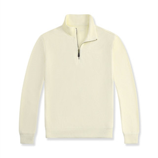 Moletom masculino com gola alta e meio zíper, estilo casual de negócios para o outono. YTEK