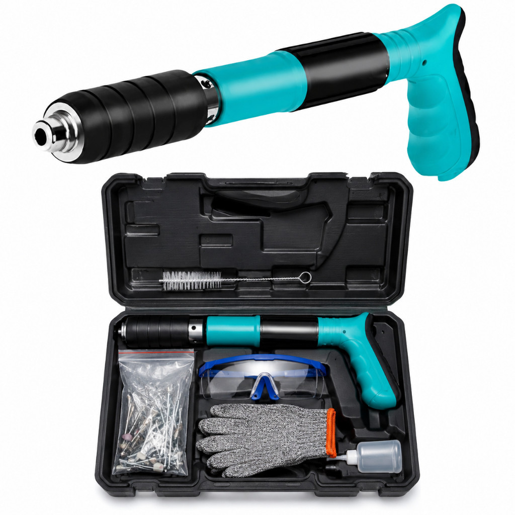 Kit Pistola de Fixação Finca Pino Manual + Acessórios Completo
