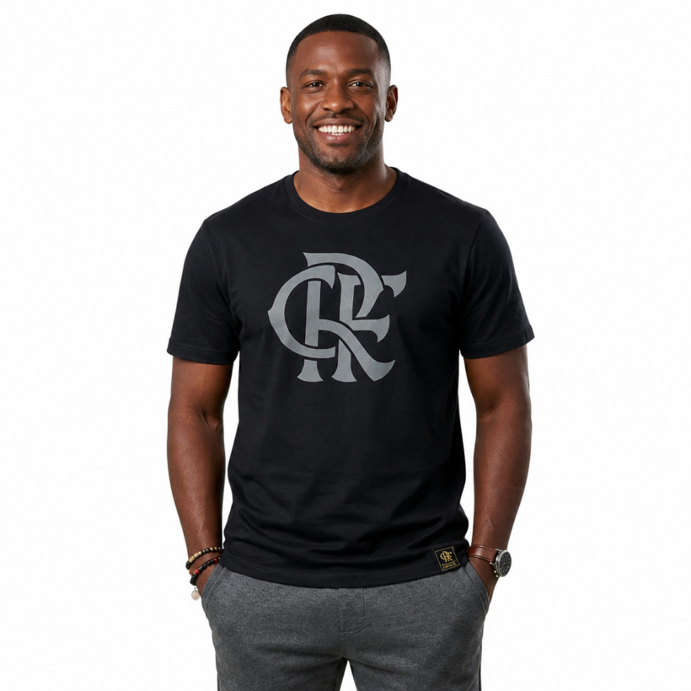 Camisa Flamengo Masculina CRF Preta Next Eleven FLA28
