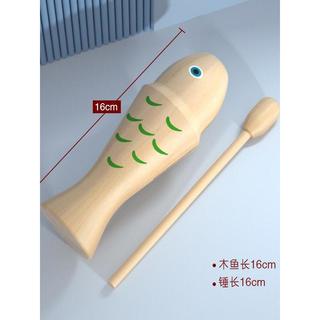 Olf instrumento de percussão infantil em forma de peixe de madeira jardim de infância música jogar auxiliares de ensino 
