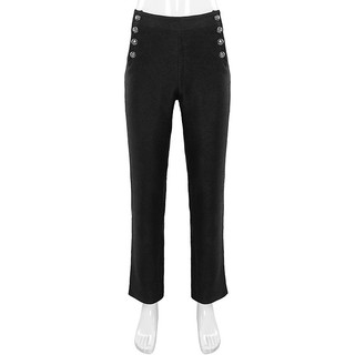 Estilo palácio masculino cintura alta Retro cavalheiro calças flor escura estilo unissex cos Steampunk irmão terno espec