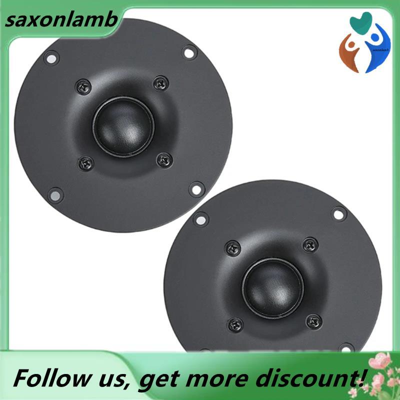 2 Pçs 4 Polegada Tweeter Alto-Falante 8 Ohm 60W Alta Fidelidade Filme De Seda Cúpula Áudio Agudos Para Família Chifre Tr