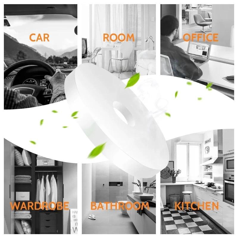 12 Pçs Sólido Carro Perfume Eco-Friendly Ambientador Suplemento Ar Condicionado Ventilação Auto Oceano Recarga Saída De