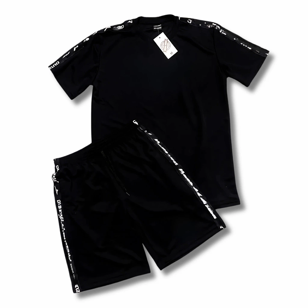 Conjunto Dry-Fit Camiseta + Short Masculina Treino Academia Fitness — imagem 1