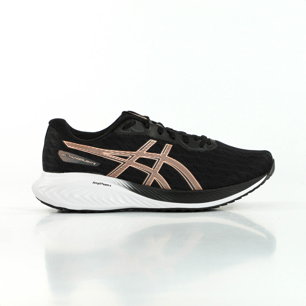 Tênis Asics Gel Thunderlight 2 Preto e Rose - Feminino
