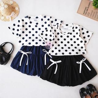 OWLET-Peony Oneset-Terno Feminino Com Calça Balão-Fita 3D-Motivo De Bolinhas-Moda Feminina