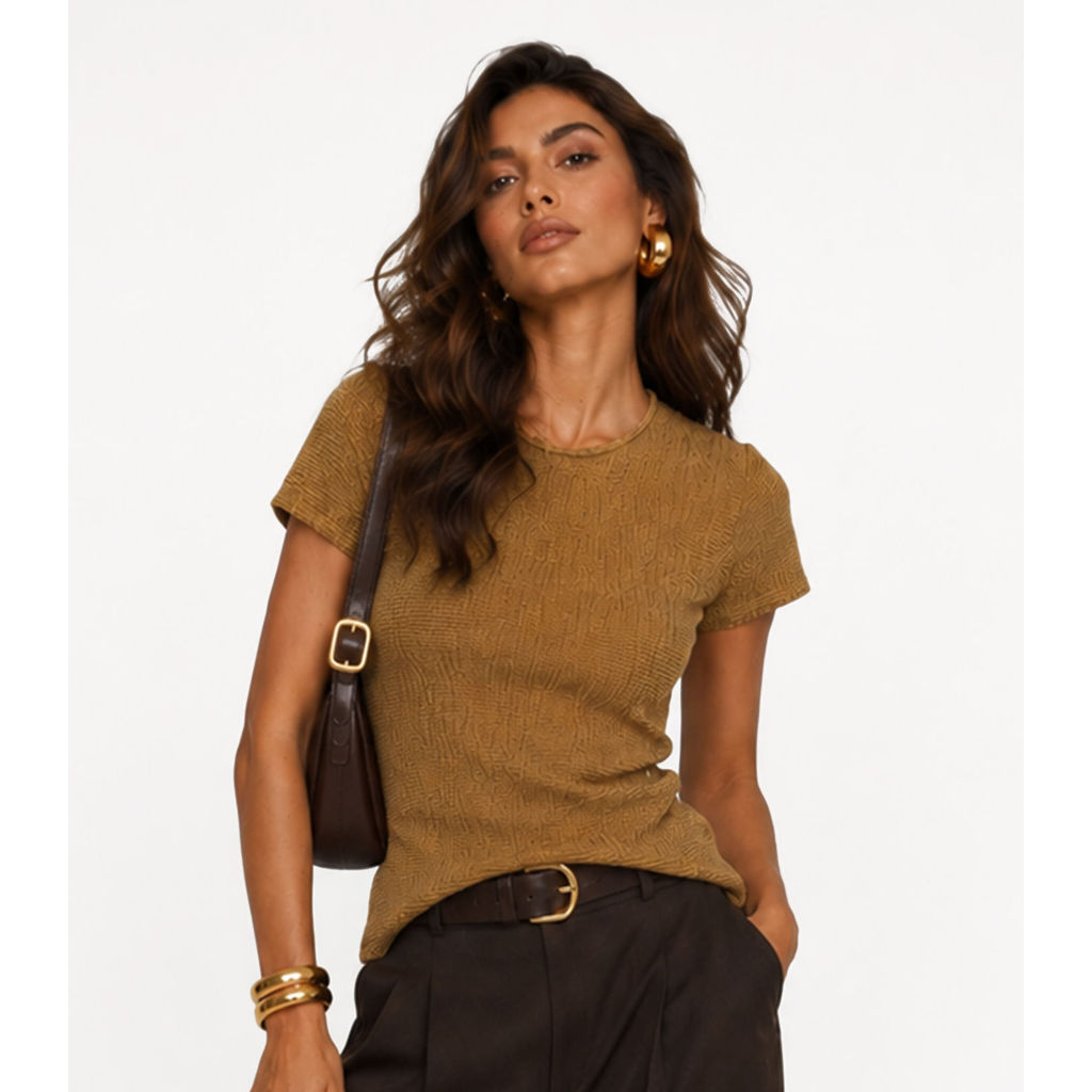 Blusa Feminina Em Malha Reveillon Infinita Cor Amarelo