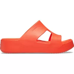 Sandália crocs getaway platform h-strap lava