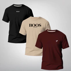 Kit 3 Camisetas Masculinas 100% Algodão Confortável promoção