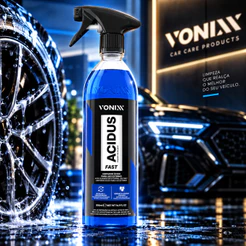 Produto Para Limpar Rodas Plástico externo Metal Acidus Fast Vonixx 500ml