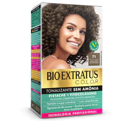 Tonalizante Sem amônia Bio Extratus Color Louro Médio Acinzentado 71