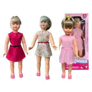 Boneca Amiguinha Estrela Vestido Grande Infantil 80cm
