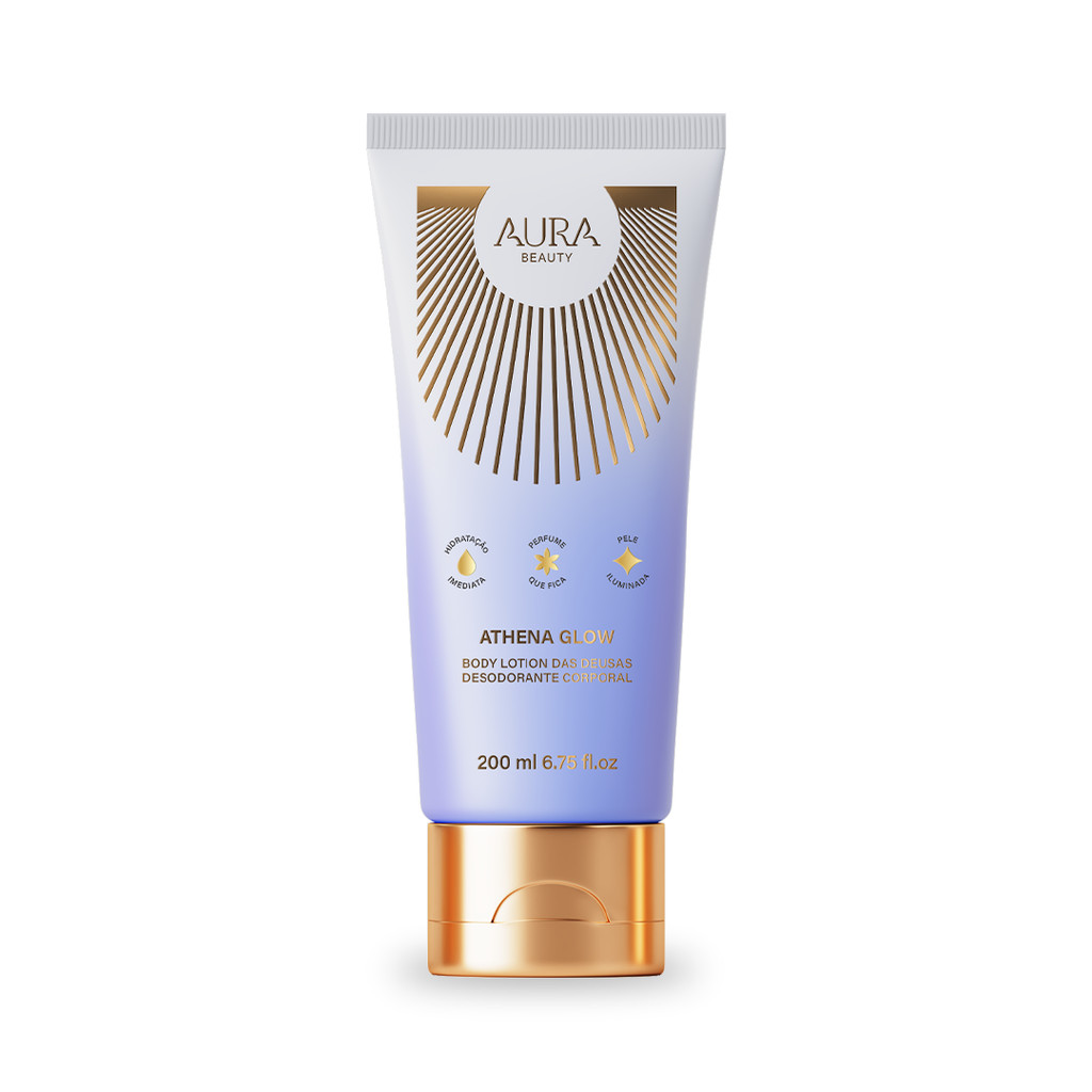 Body Lotion Desodorante Corporal Athena Glow 200ml