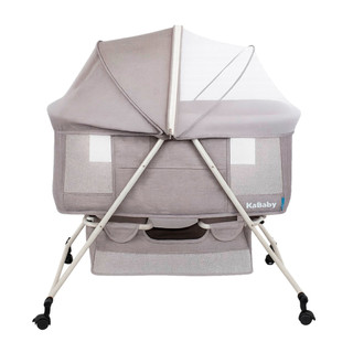 Berço Moisés Compacto e Portátil Com Colchonete, Cesto, Balanço e Mosquiteiro Até 9kg - KaBaby