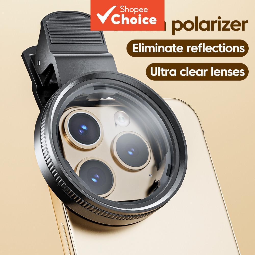 Filtro Polarizador CPL 52 mm para Fotografia, Espelho Polarizador de Lente