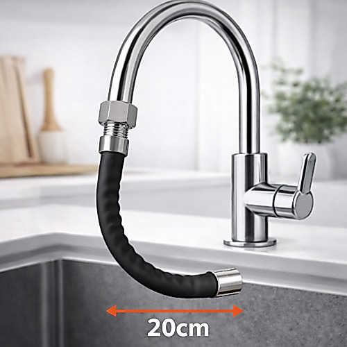 Mangueira de Silicone Flexível Extensora de Torneira 20cm