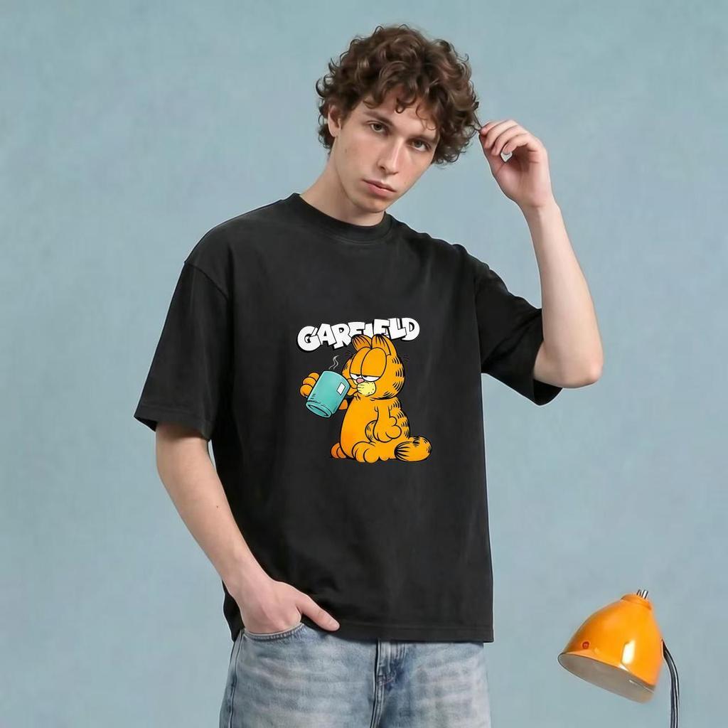 Camiseta Unissex Gola Redonda 100% Algodão Estampa Personagem Cartoon, Estilo Casual Divertido Moda Urbana, Ideal para