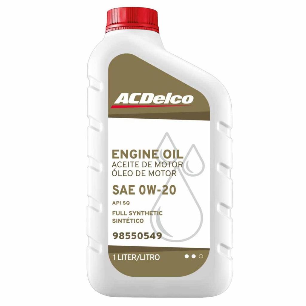 Óleo sintético motor SAE 0W20 API SN ACDelco 98550549