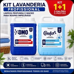 Lava Roupas OMO Lavagem Perfeita + Amaciante COMFORT